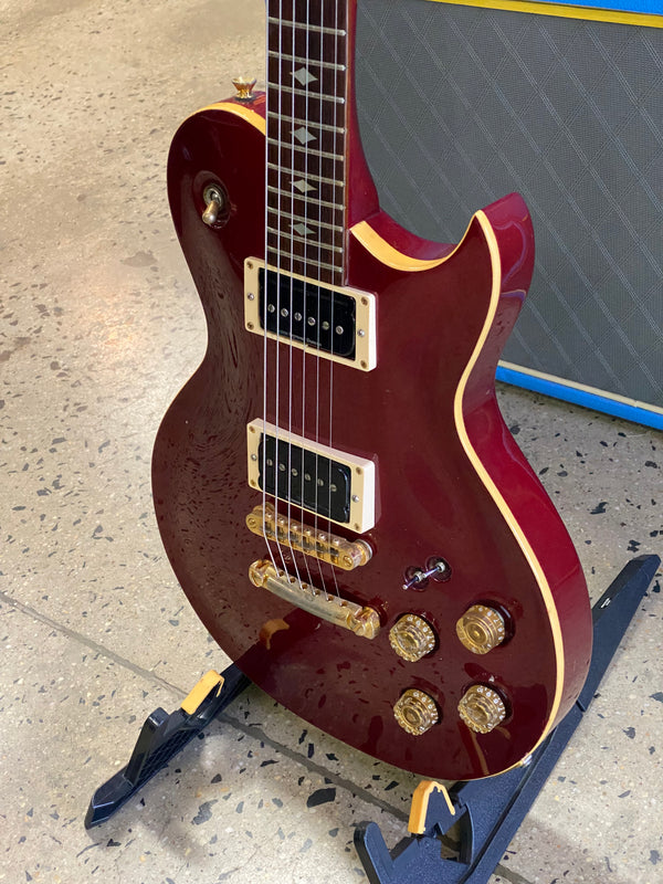 Aria Pro II PE-R60 Vintage Singlecut W/mods and bag | Red ***Pre 