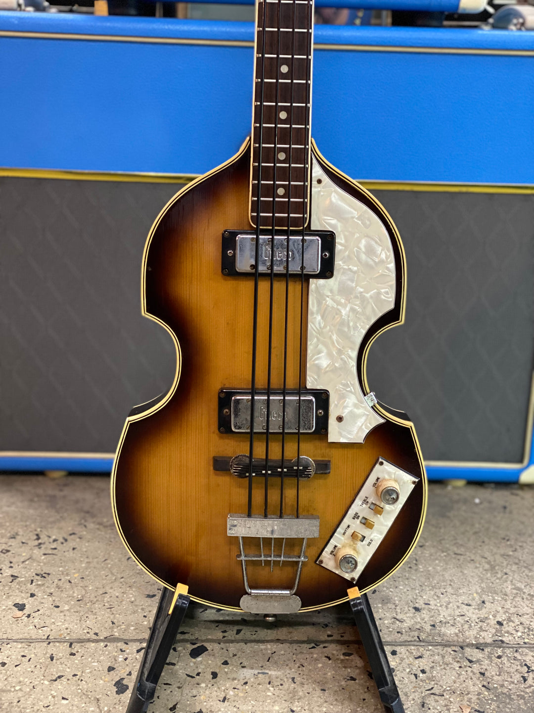 Greco 1972-74 "Gneco era" VB-360 Violin Bass w/case | Sunburst ***pre loved***