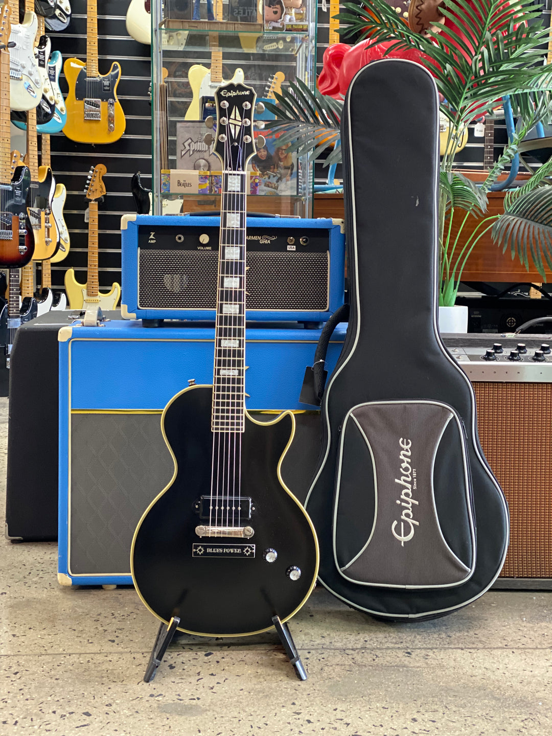 Epiphone 2019 Les Paul Custom Jared James Nichols LTD ED "Old Glory" W/bag | Black ***pre loved***