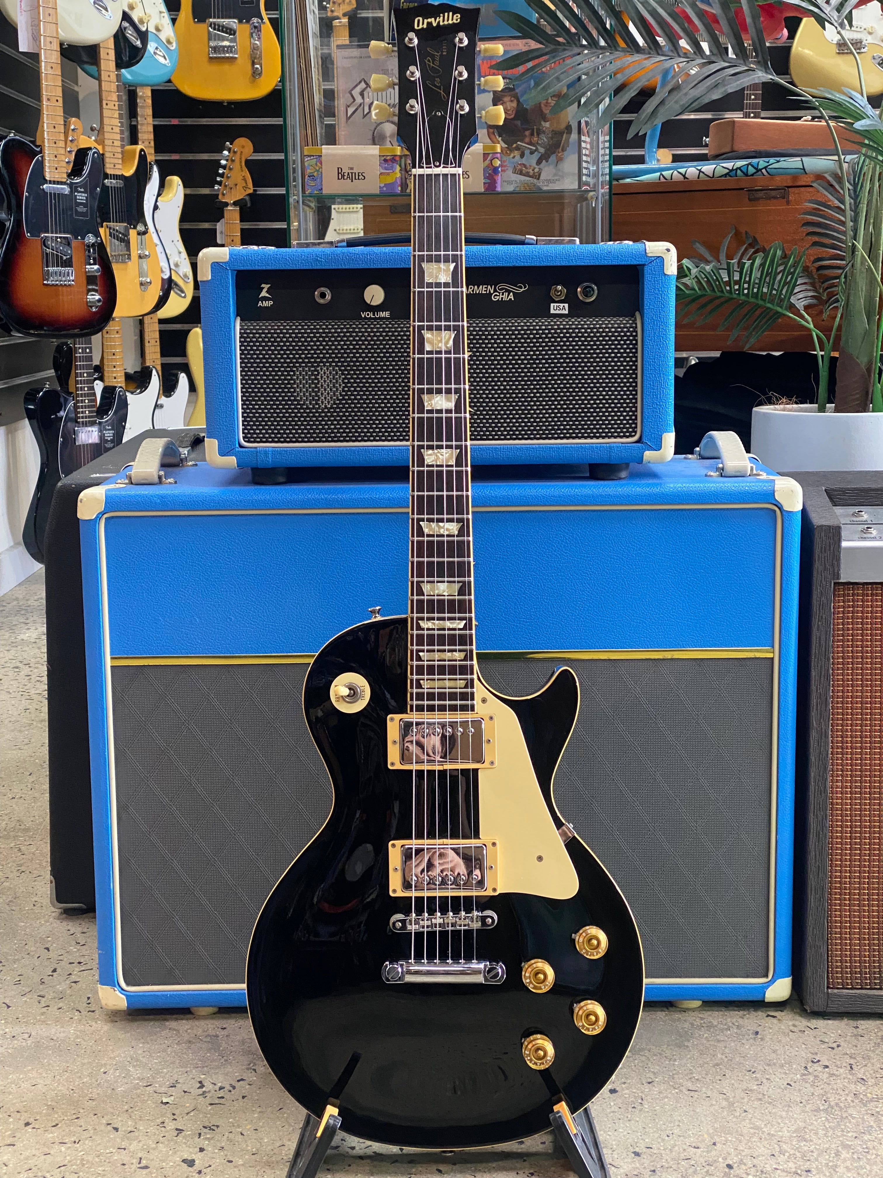 Orville 1990 LPS Les Paul Model w/bag | Black ***pre loved*** – A&B ...