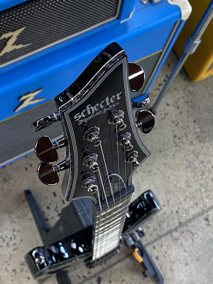 Schecter Hellraiser Hybrid C-1 Transparent Black Burst