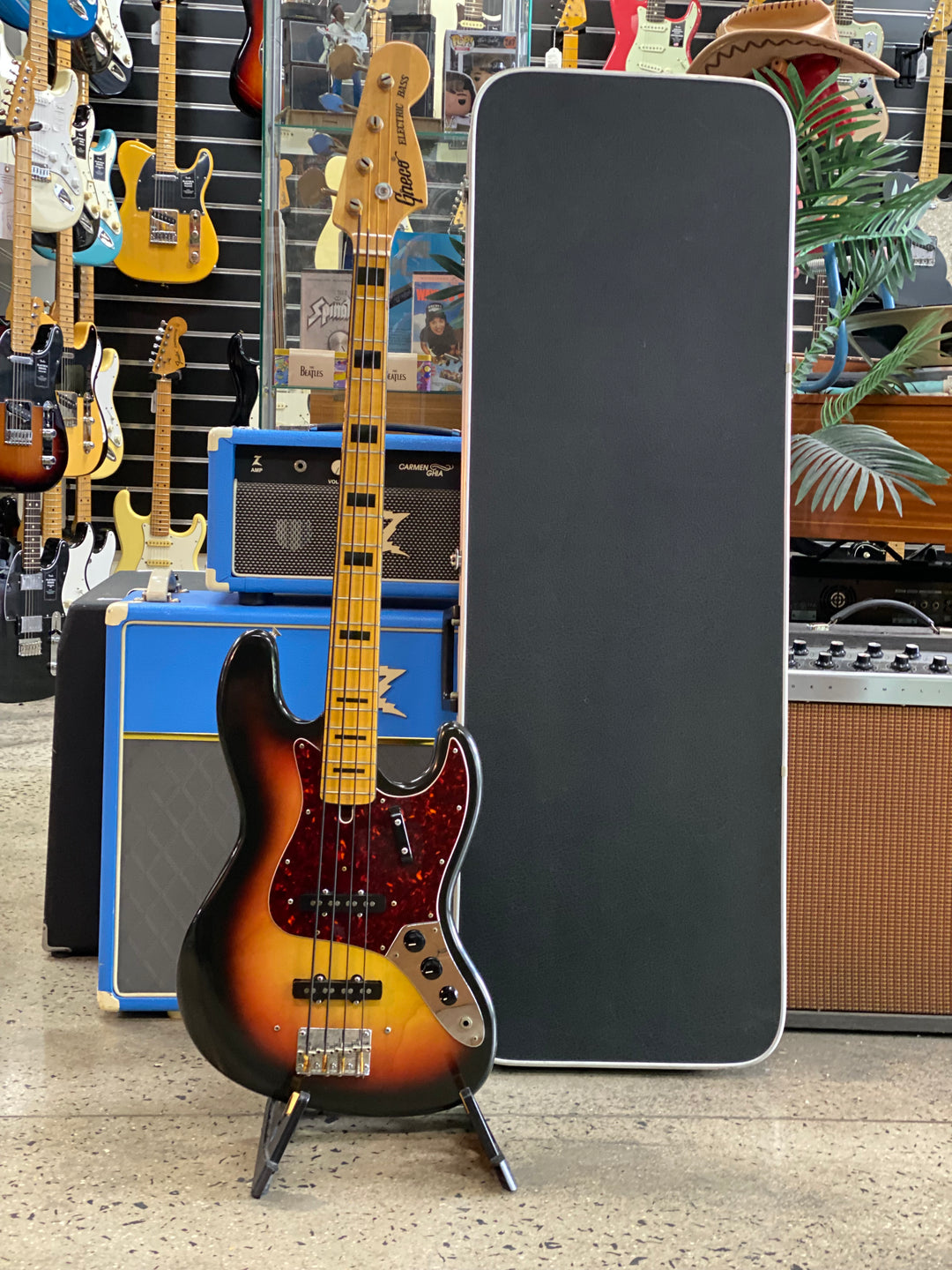 Greco pre 1975 Jazz Bass JB500 w/case | Sunburst ***pre loved***