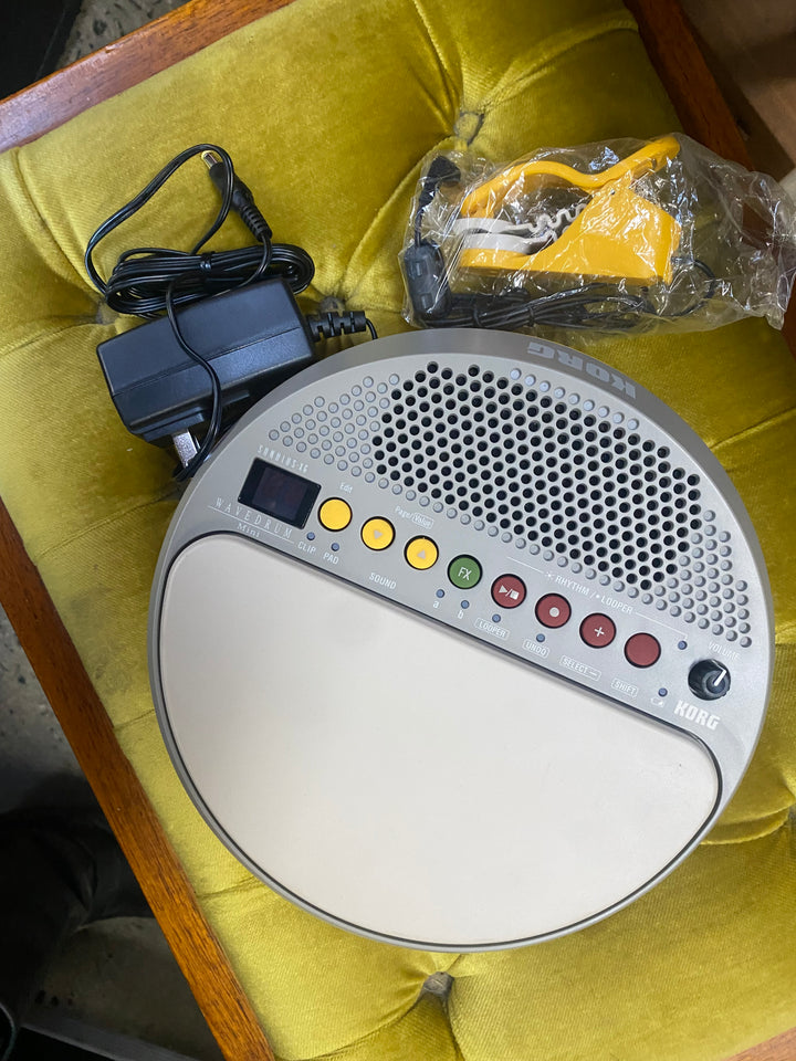KORG WAVEDRUM Mini Yellow WD-Mini Electronic Drum W/box ***Pre Loved***