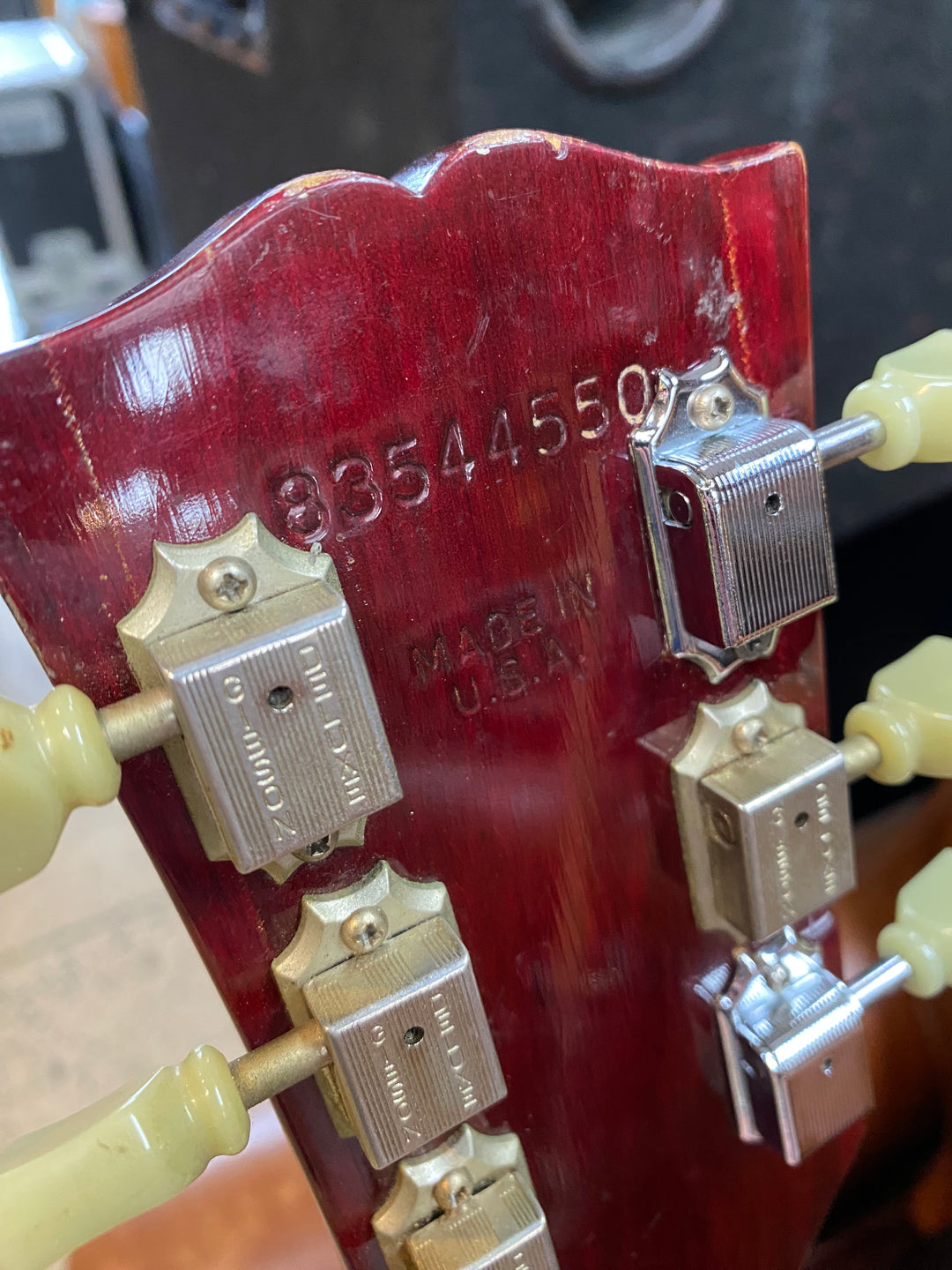 Gibson USA 1984 Les Paul Studio *modded* w/case | Wine Red **pre loved**