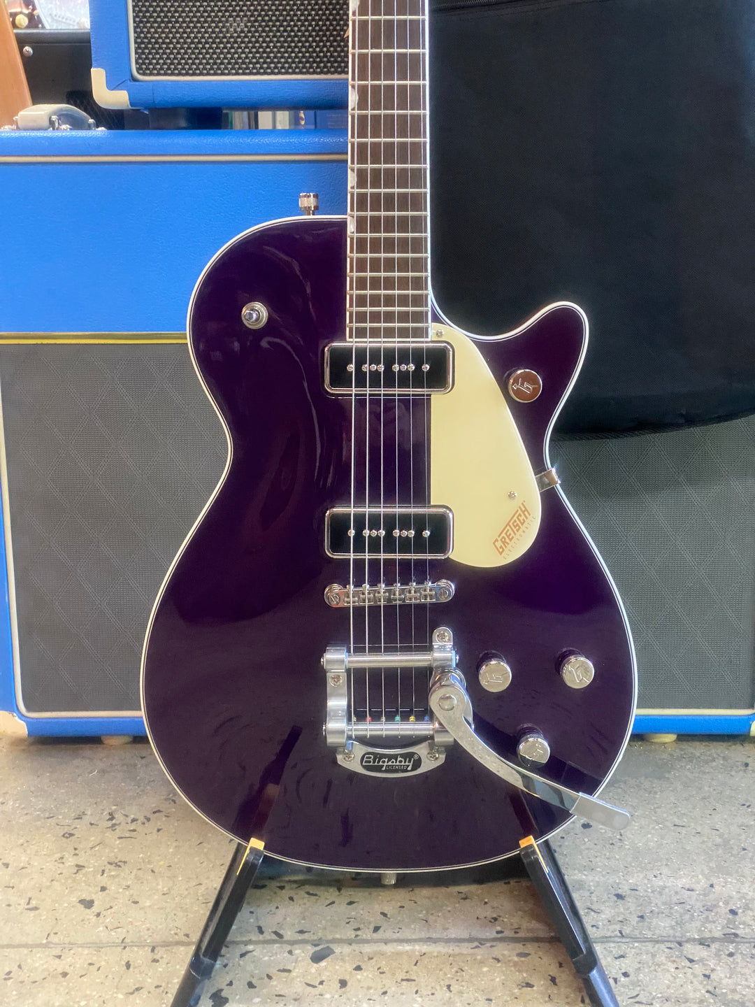 Gretsch G5210T-P90 Electromatic Jet Two 90 w Bigsby Amethyst Wbag ***Pre Loved***