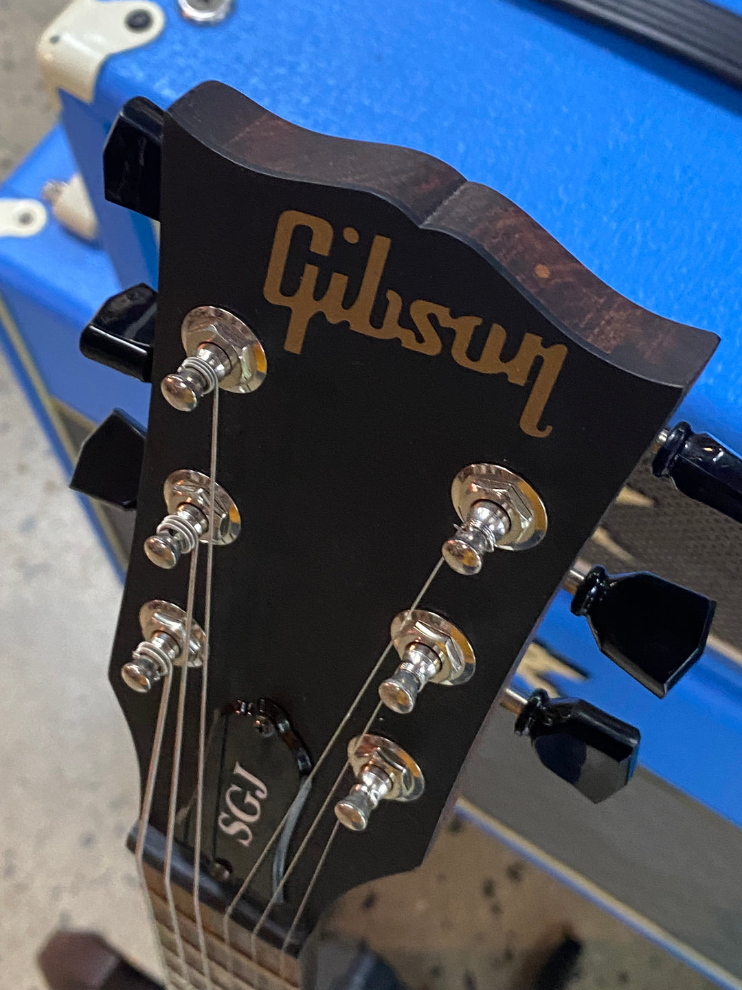 Gibson USA 2013 SGJ Modded Chocolate Satin W/case Pre ***Loved***