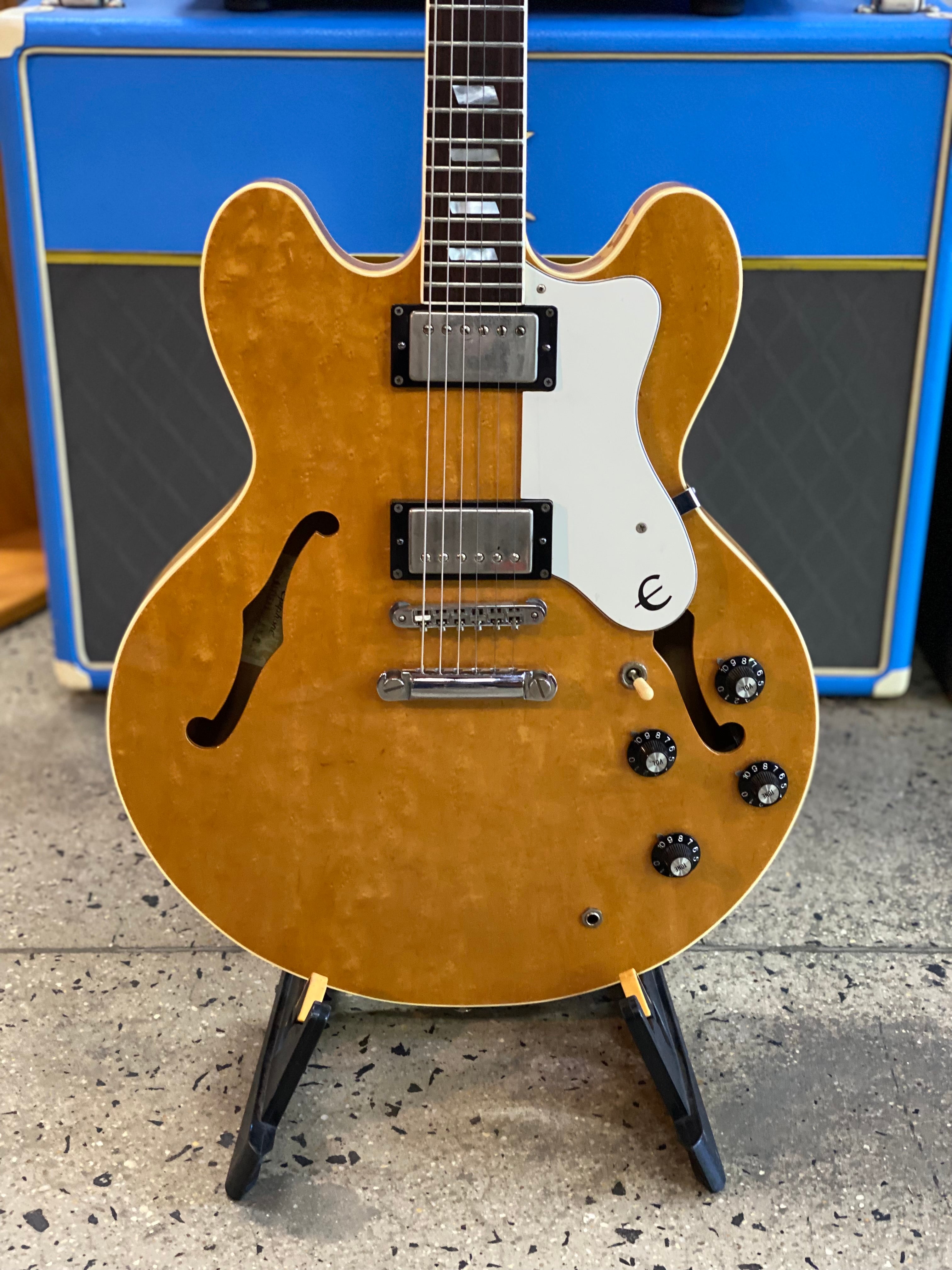 Epiphone MIJ Riviera w/case | Vintage Natural ***pre loved