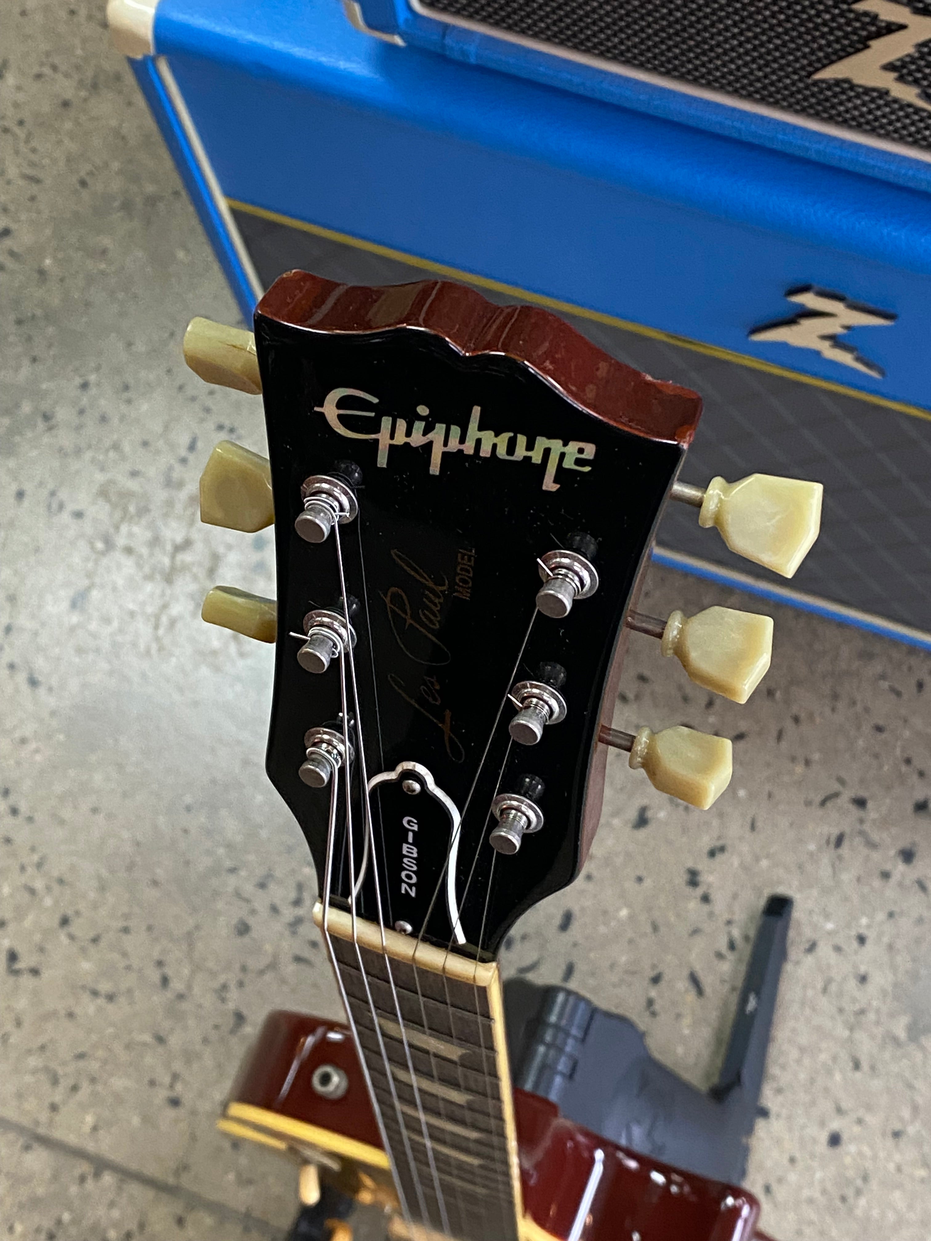 Epiphone 2001 Les Paul Standard Gold Top Made In Japan W/bag