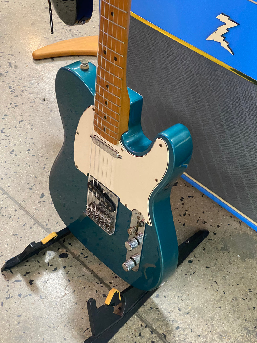 Fender MIM 1992 Standard Telecaster Aqua Marine Metallic W/case ***Pre Loved***