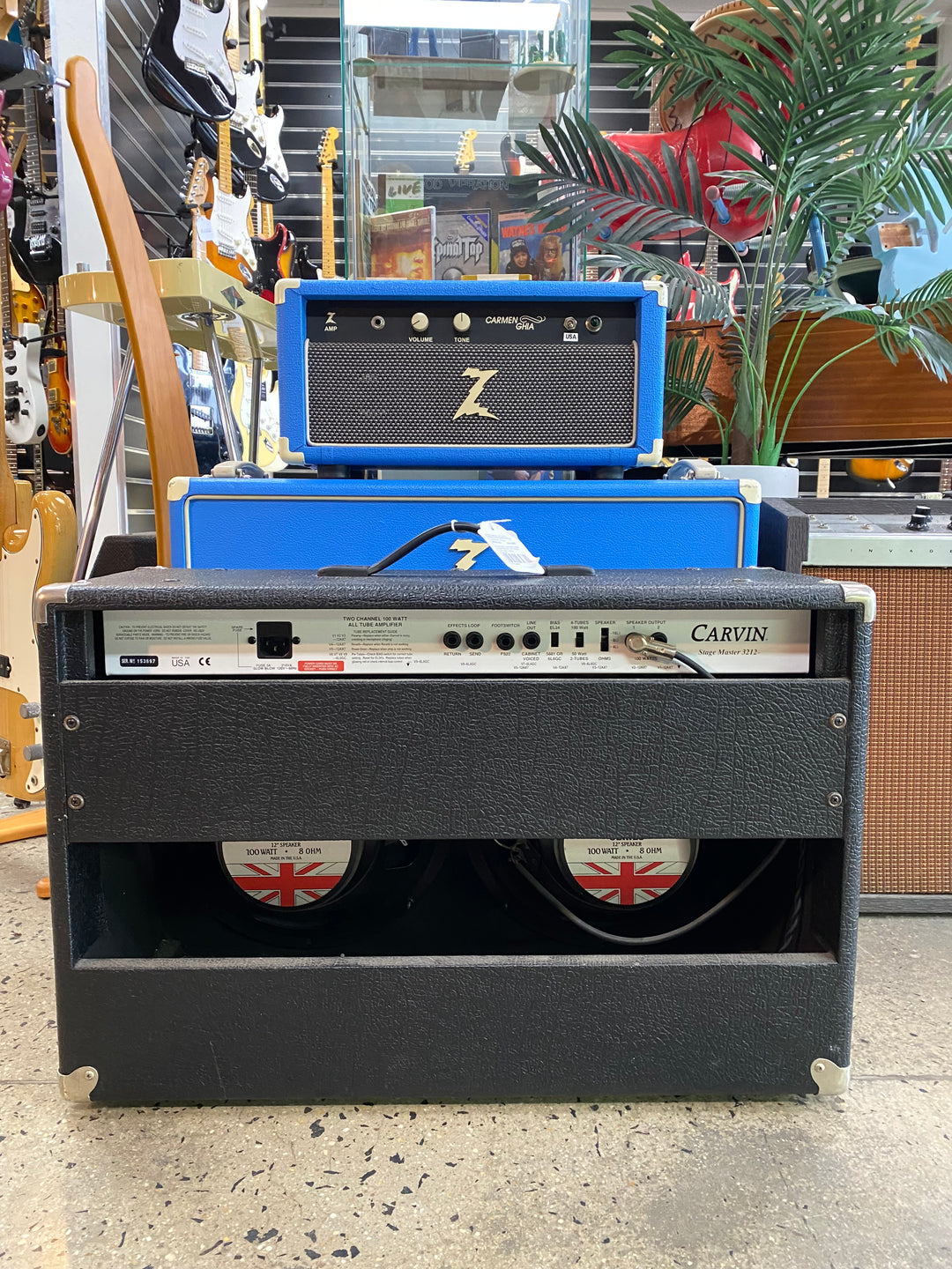 Carvin MTS 3200 Stage Master 2x12 100w Made In Usa tube Combo ***Pre Loved***