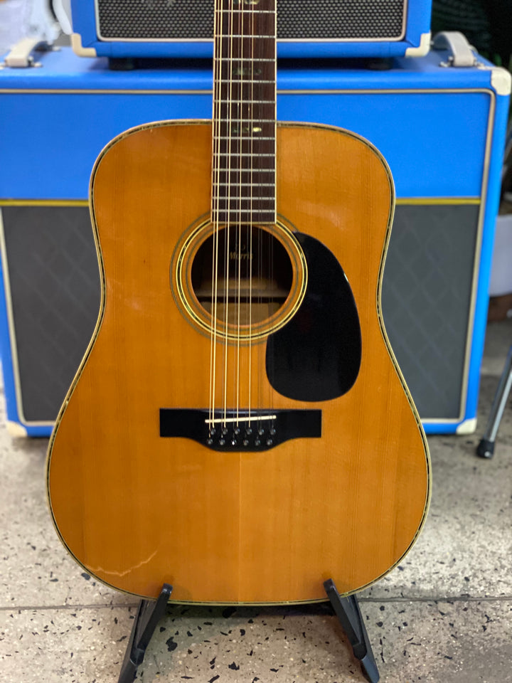 Morris MIJ B-50 12 String Acoustic Natural W/bag ***pre loved***