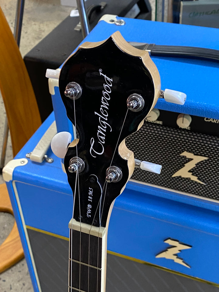 Tanglewood TWB18-M5 5 string Banjo w/case ***pre loved***