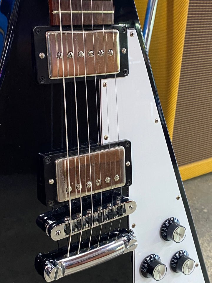 Gibson USA 2017 Flying V Ebony Pickup Mods W/case ***pre loved***