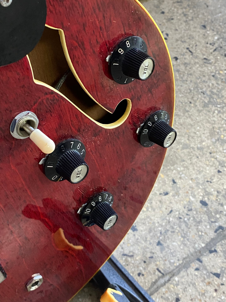 Greco MIJ SA-550 330 Style Early 70's Cherry Red W/case Pre Loved