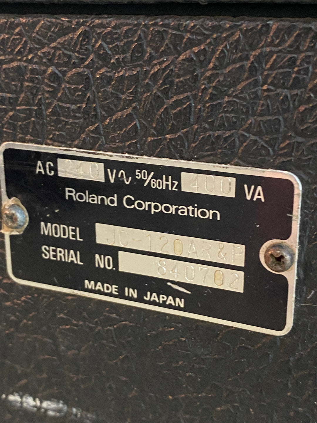 Roland MIJ 1979 Roland JC-120A R&P Pioneer Model W/Upgraded speakers ***Pre Loved***