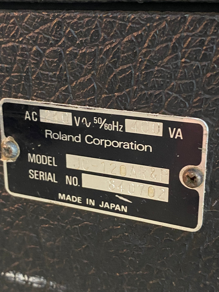 Roland MIJ 1979 Roland JC-120A R&P Pioneer Model W/Upgraded speakers ***Pre Loved***