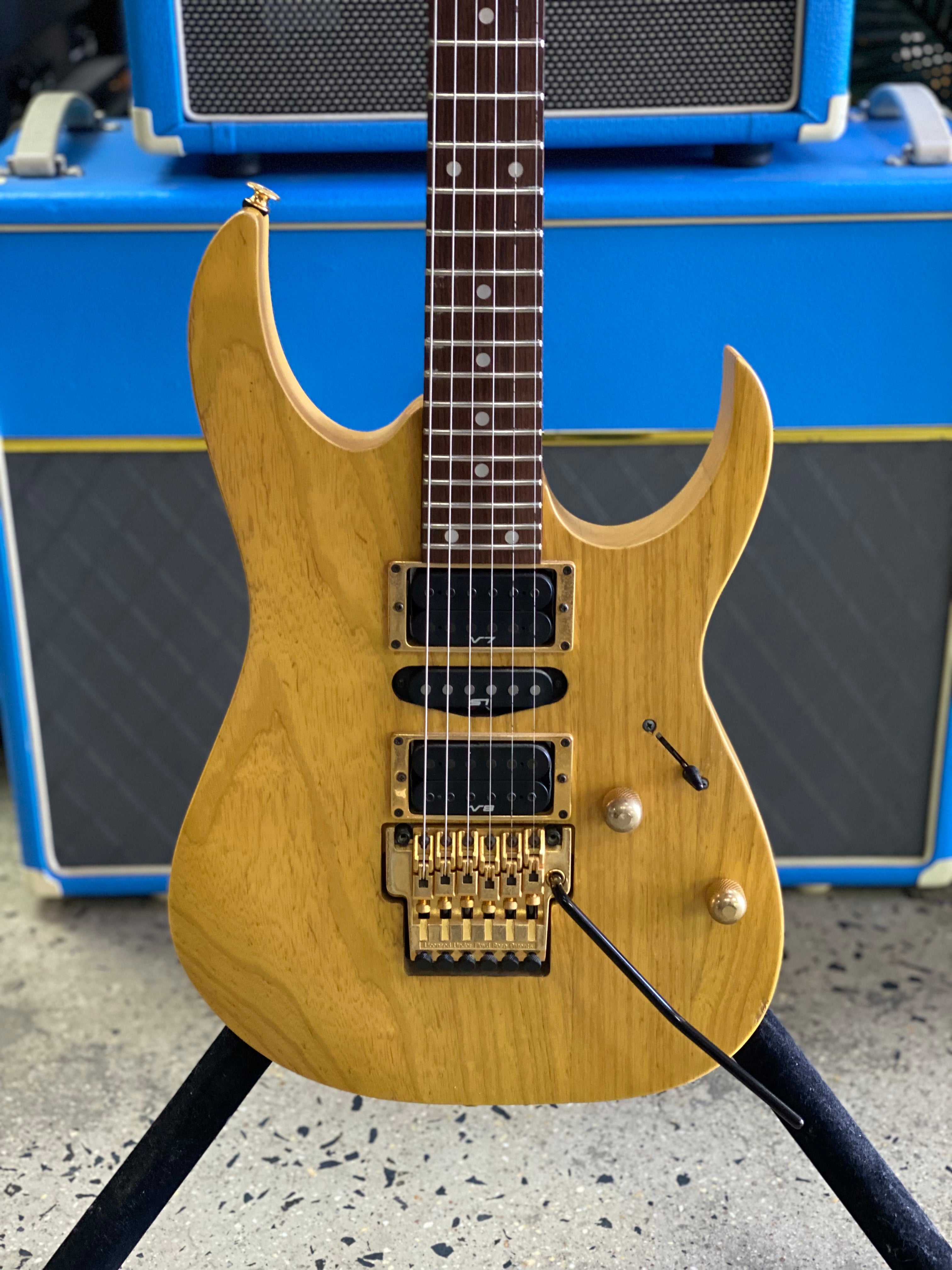Ibanez RG670 MIJ 1995 Natural Ash Pre Loved A B Musical Instruments