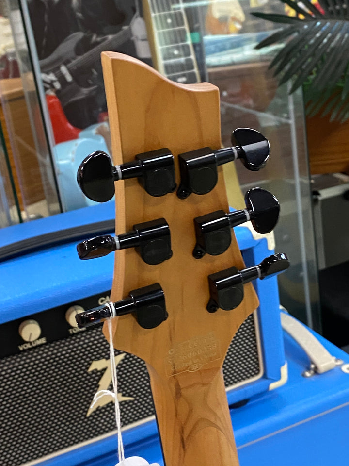 Schecter C-1 Standard | Black Fade Burst Burl