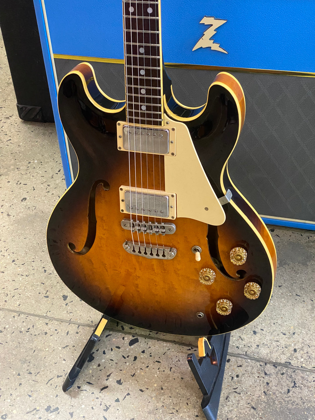 Aria Pro II 1982 TA-60 Semi Hollow w/bag | Brown Sunburst ***pre loved***