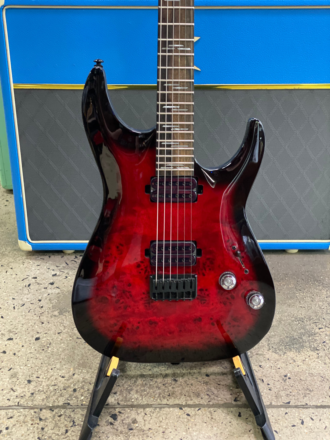 Schecter Omen Elite-6 Electric Guitar | Black Cherry Burst ***B Stock***