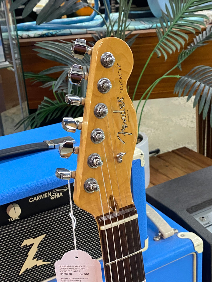 Fender 2016 American Pro Telecaster w/case | Olympic White ***pre loved***