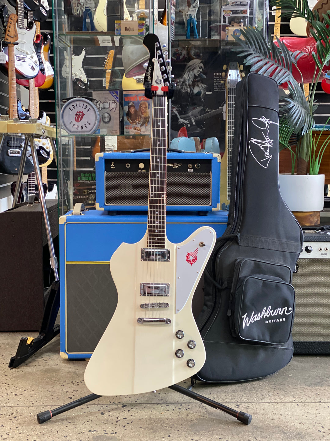 Washburn PS10 Starfire Paul Stanley w/bag | White ***pre loved***