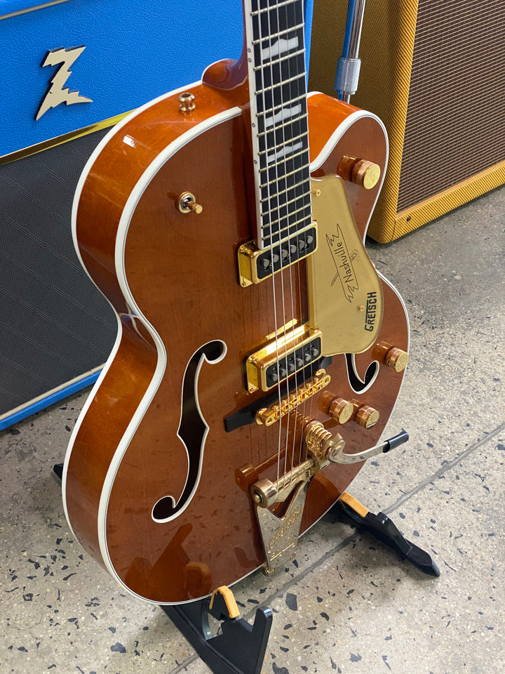 Gretsch 2022 G6120TG-DS Players Edition Nashville Roundup Orange W/case ***Pre Loved***