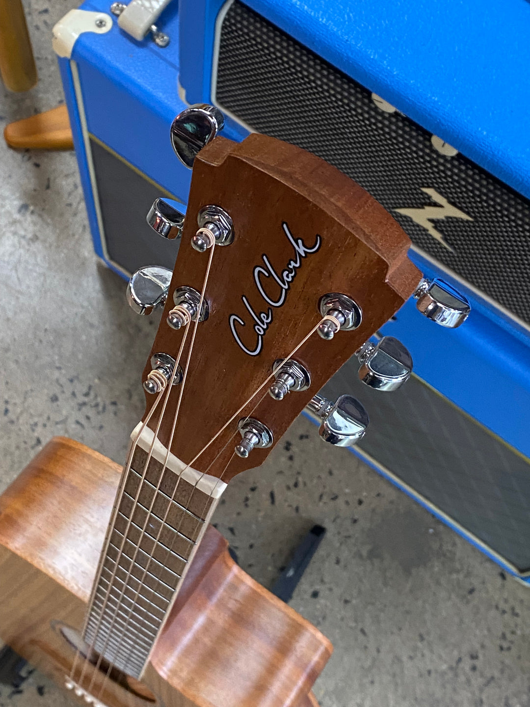 Cole Clark Studio SAN1EC Grand Auditorium Blackwood top back & sides