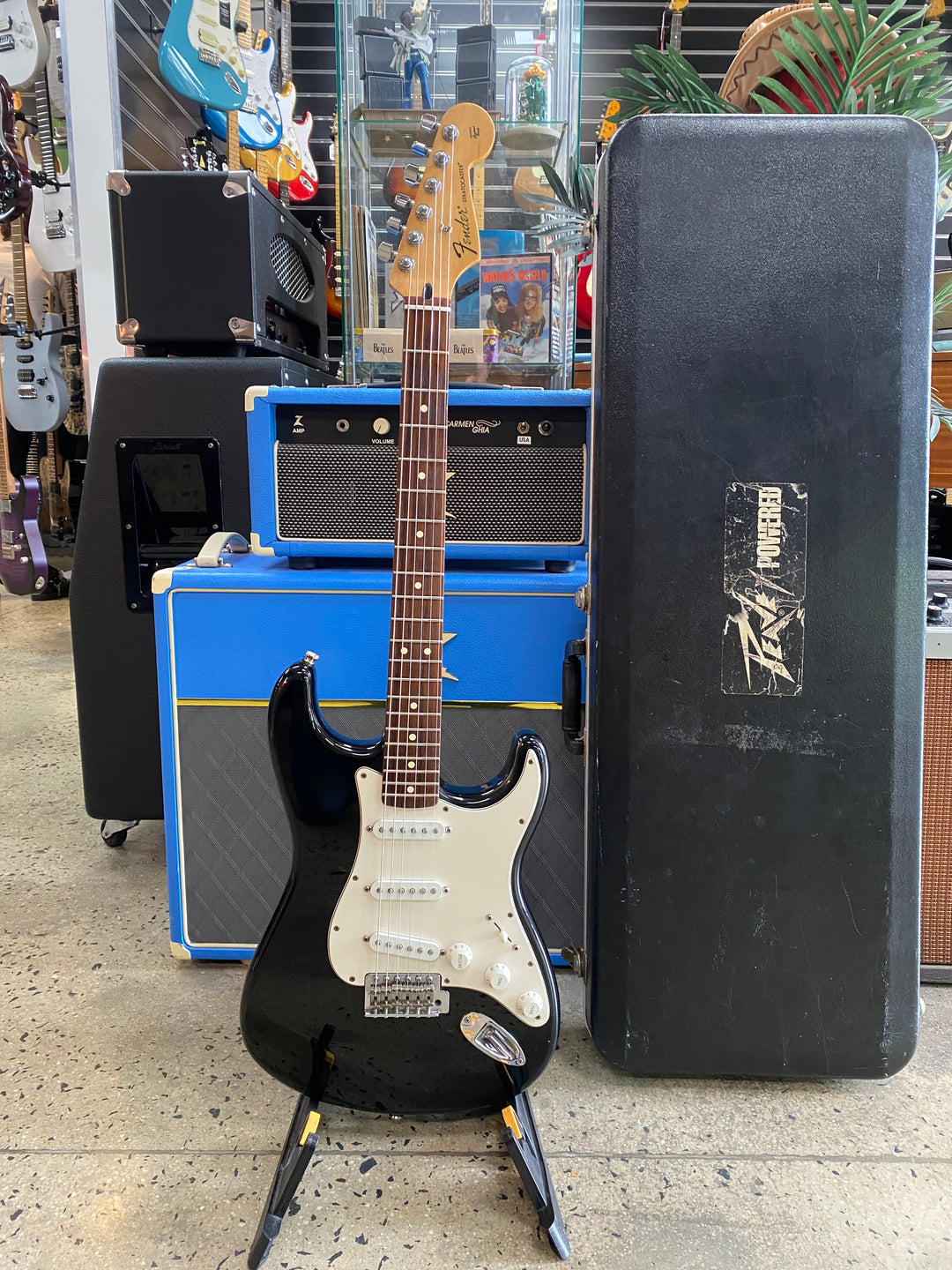 Fender 2010 Standard Mex Stratocaster RW Black W/case ***Pre Loved***