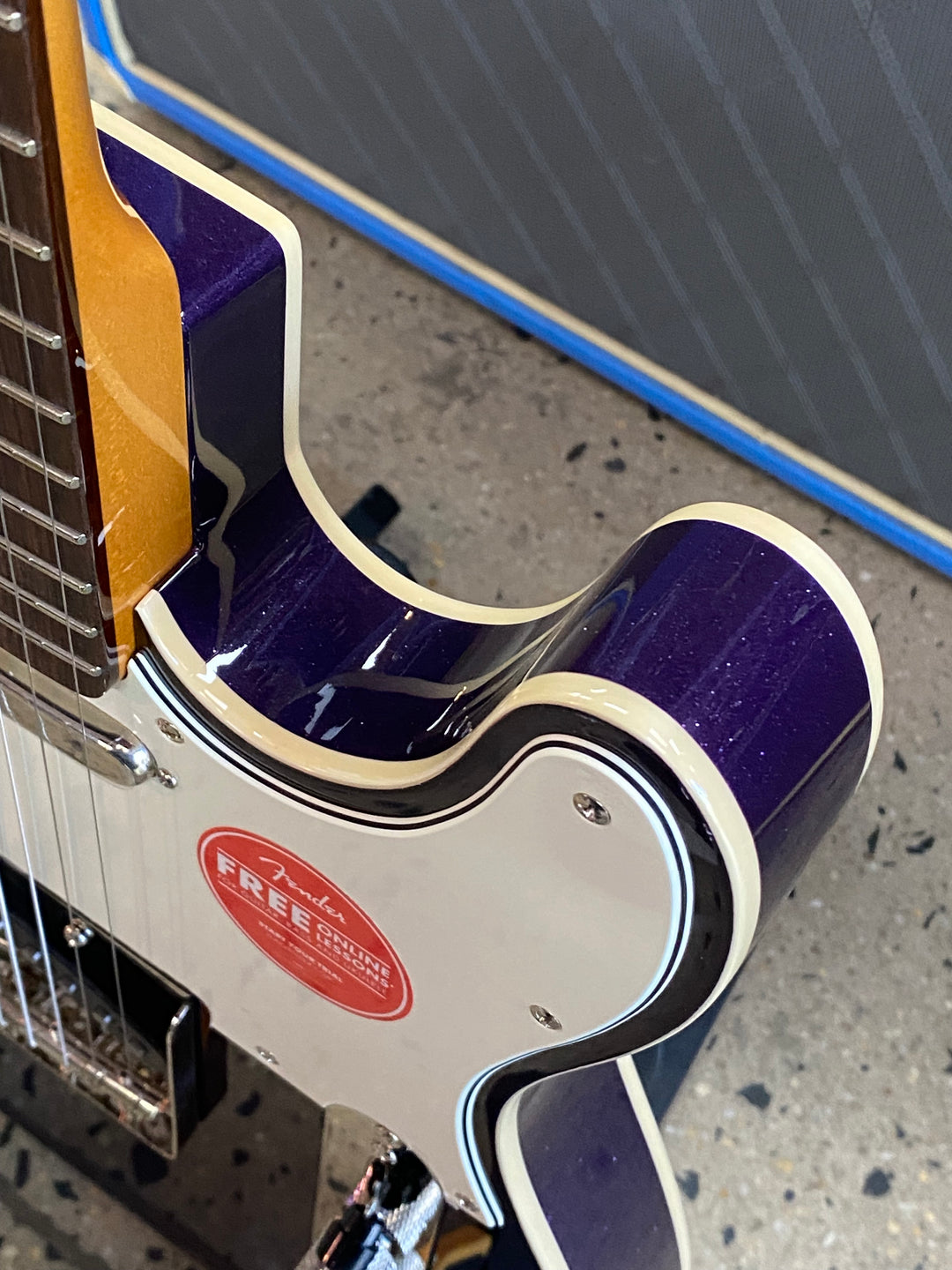Squier by Fender Classic Vibe Baritone custom Tele | Purple Sparkle