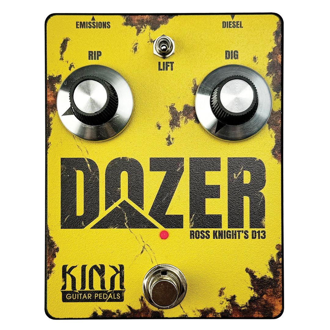 Kink Dozer Fuzz pedal collaboration with Cosmic