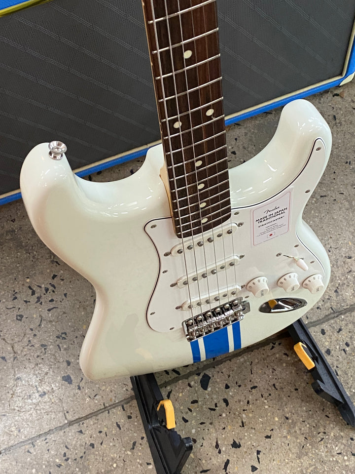 Fender MIJ 2023 Traditional Strat wbag | OLW Blue Competition Stripe ***pre loved***