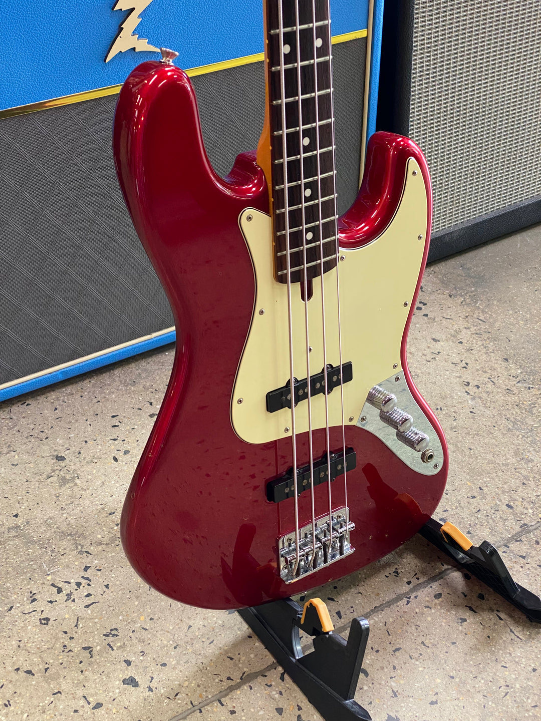 Moon MIJ JB-4 J Bass Classic 60's | Candy Apple Red W/bag ***Pre Loved***