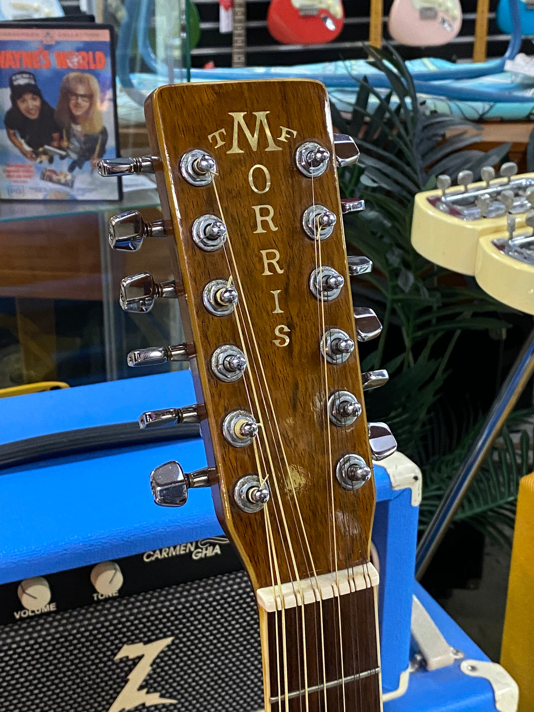 Morris MIJ B-50 12 String Acoustic Natural W/bag ***pre loved***