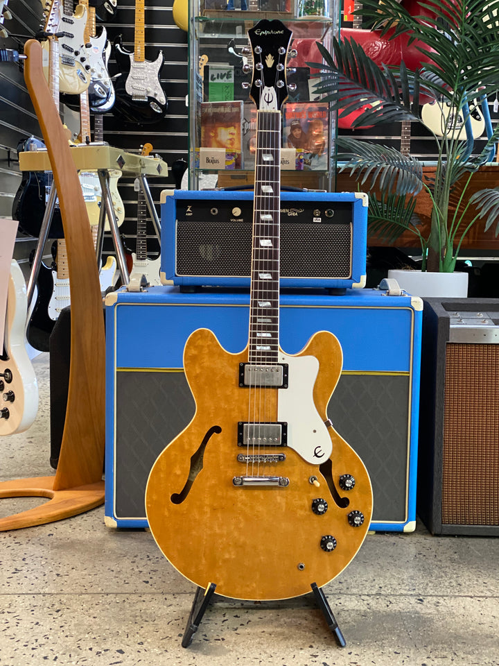 Epiphone MIJ Riviera w/case | Vintage Natural ***pre loved***