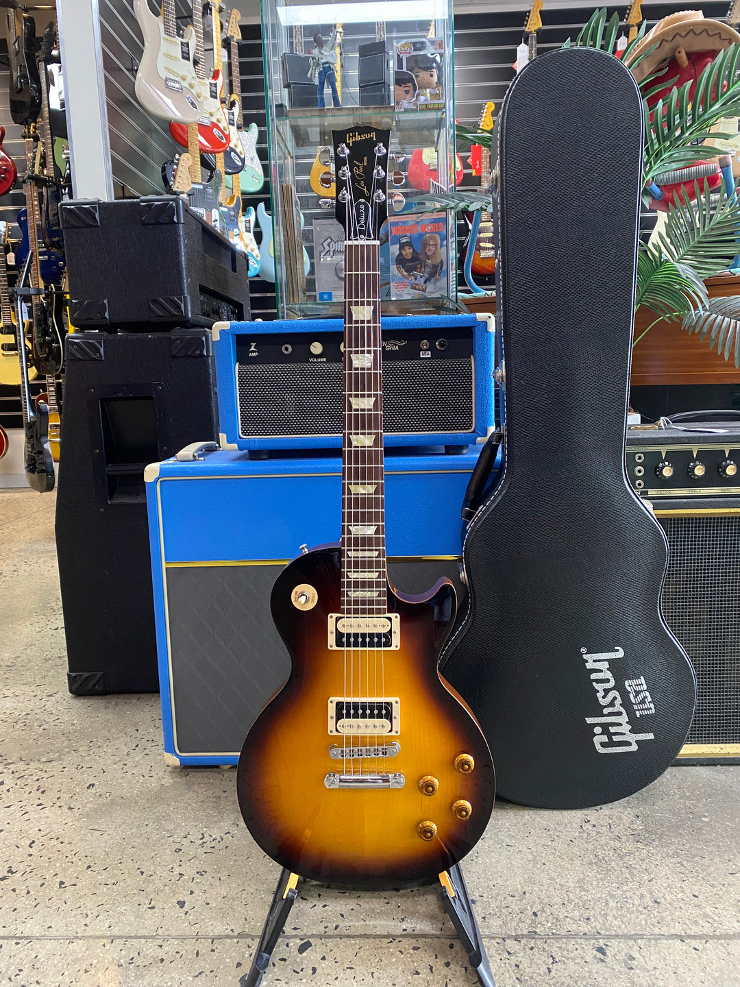 Gibson USA 2012 Les Paul Studio Deluxe Vintage Sunburst W/case ***Pre Loved***