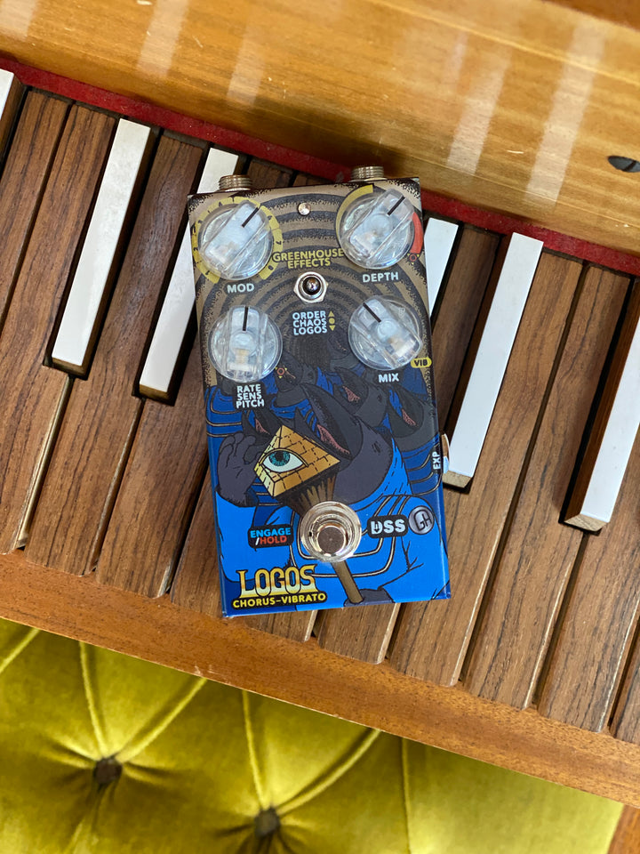 Greenhouse Effects Logos Chorus Vibrato Pedal ***pre loved***