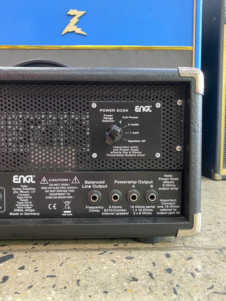 Engl Gigmaster 15 Type E310/315 2-Channel 15-Watt Tube Head ***pre loved***