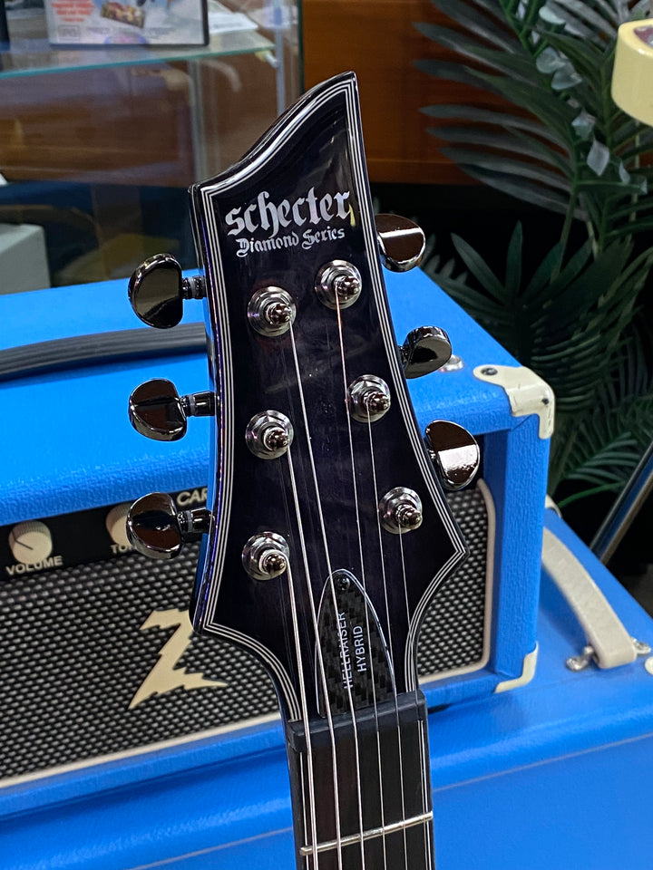 Schecter Hellraiser Hybrid C-1 Transparent Black Burst