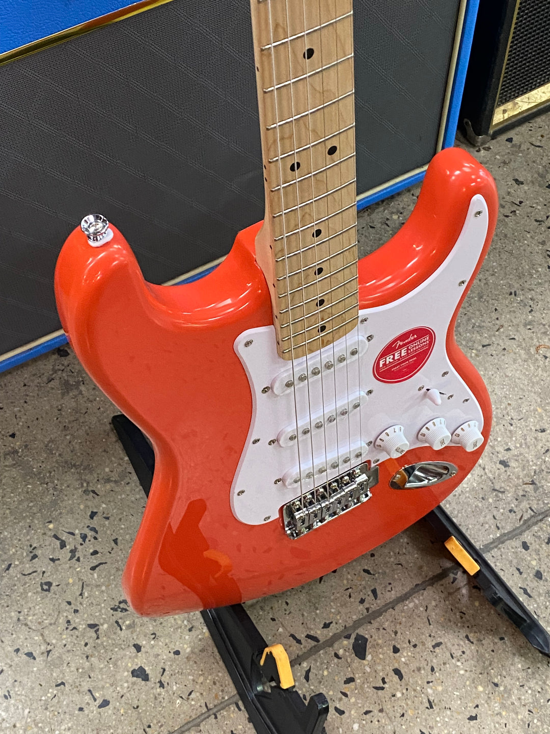 Squier FSR Sonic Strat | Fiesta Red