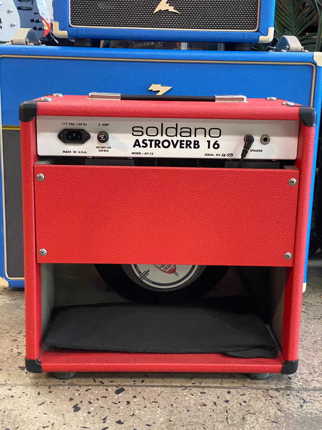 Soldano USA AV-16 Astroverb 16 20W Tube Combo 110V ***Pre Loved***