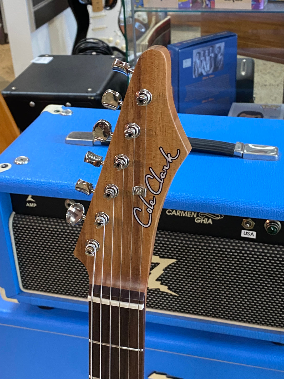 Cole Clark Hollow Baby SSS w/case | Sunburst