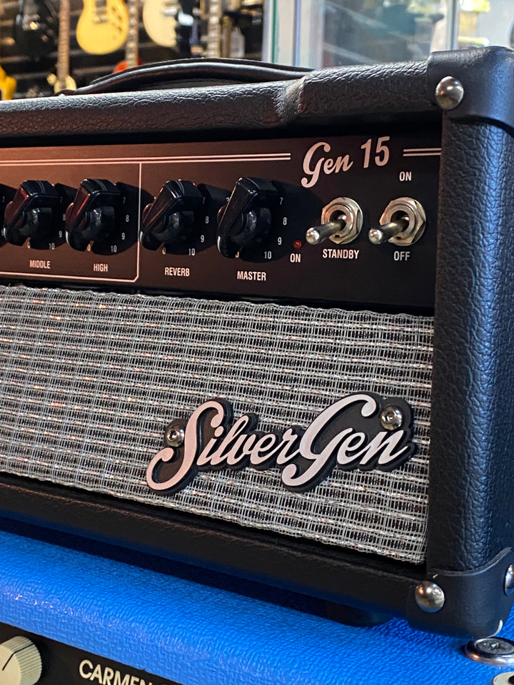 DV Mark DV GEN 15  Silver Gen 15w Tube Guitar Head ***Pre Loved***