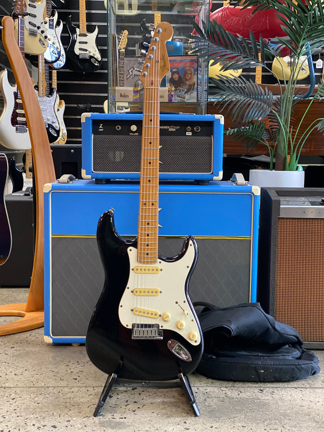 Fender 1989 American Standard Strat 'Hector Montes' w/bag ***pre loved***