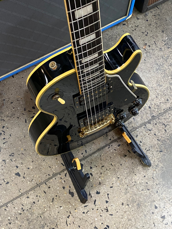 Burny Mid 80s LP Custom w/bag | Black ***pre loved***