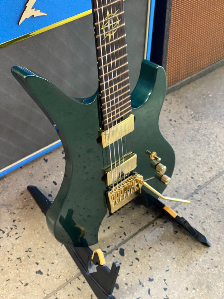 Schecter Synyster Gates Custom-7 TR Headless Oak Green Metallic ***Pre Loved***