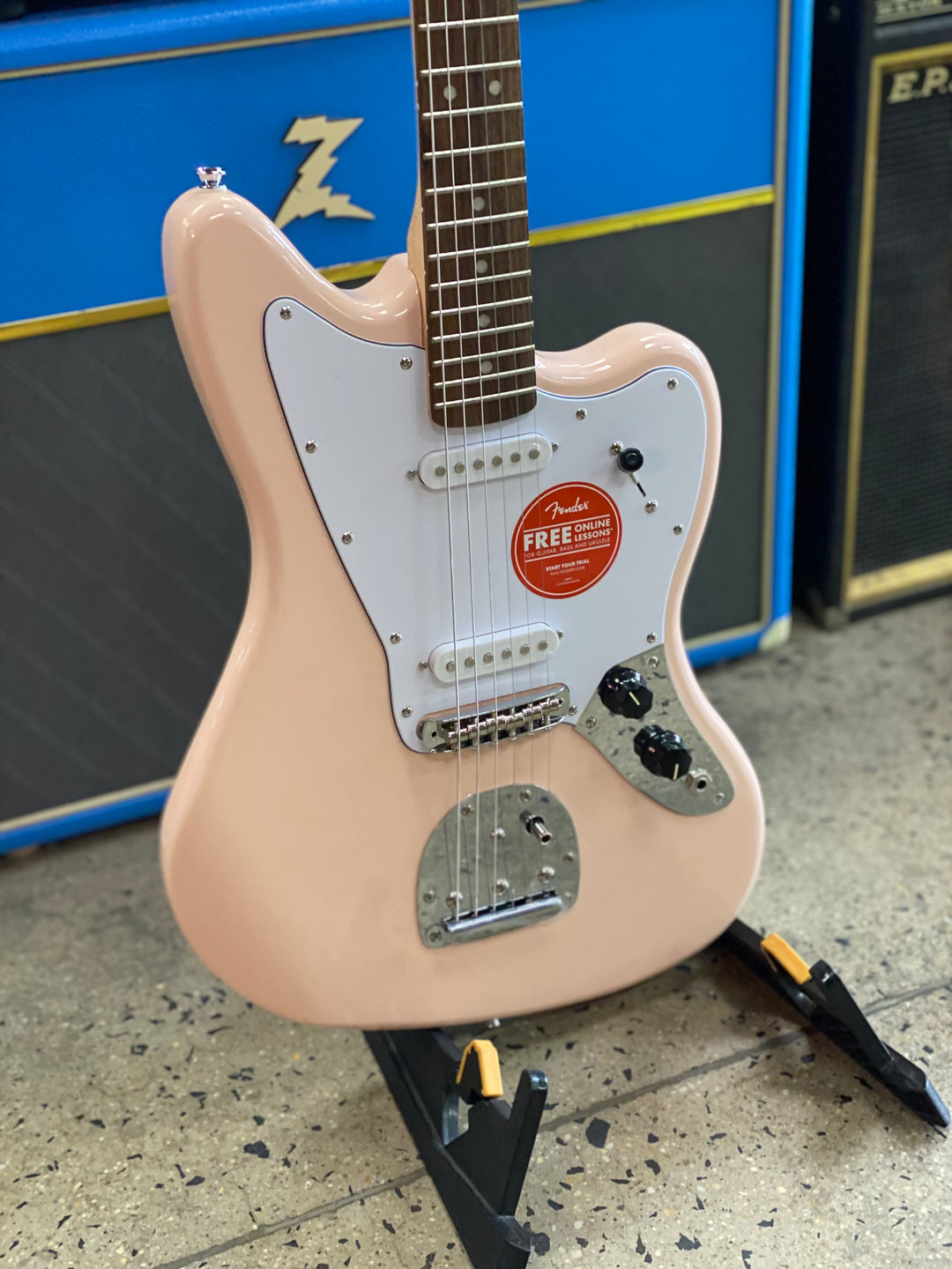 Squier FSR Affinity Jaguar | Shell Pink