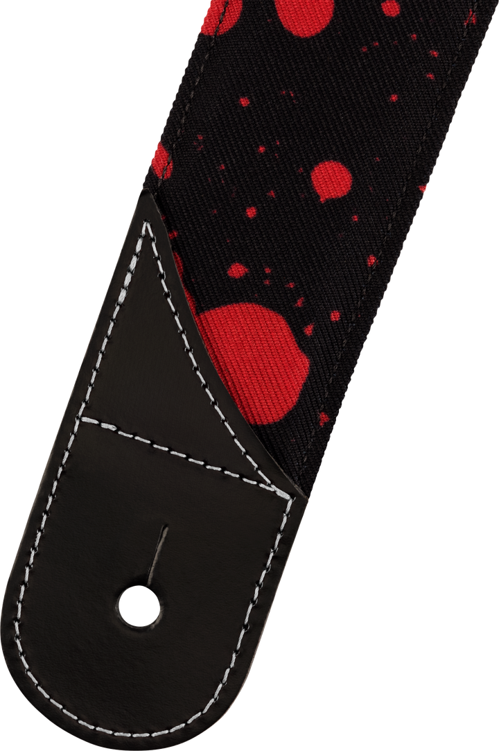 Jackson Splatter Strap Black and Red