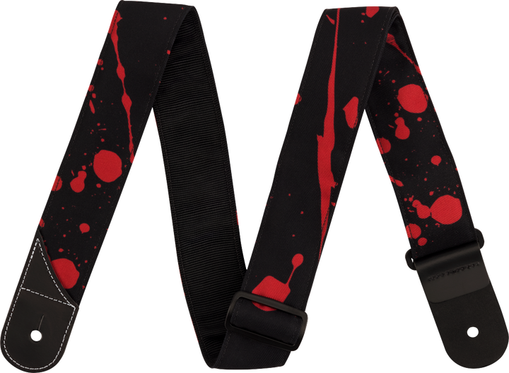 Jackson Splatter Strap Black and Red