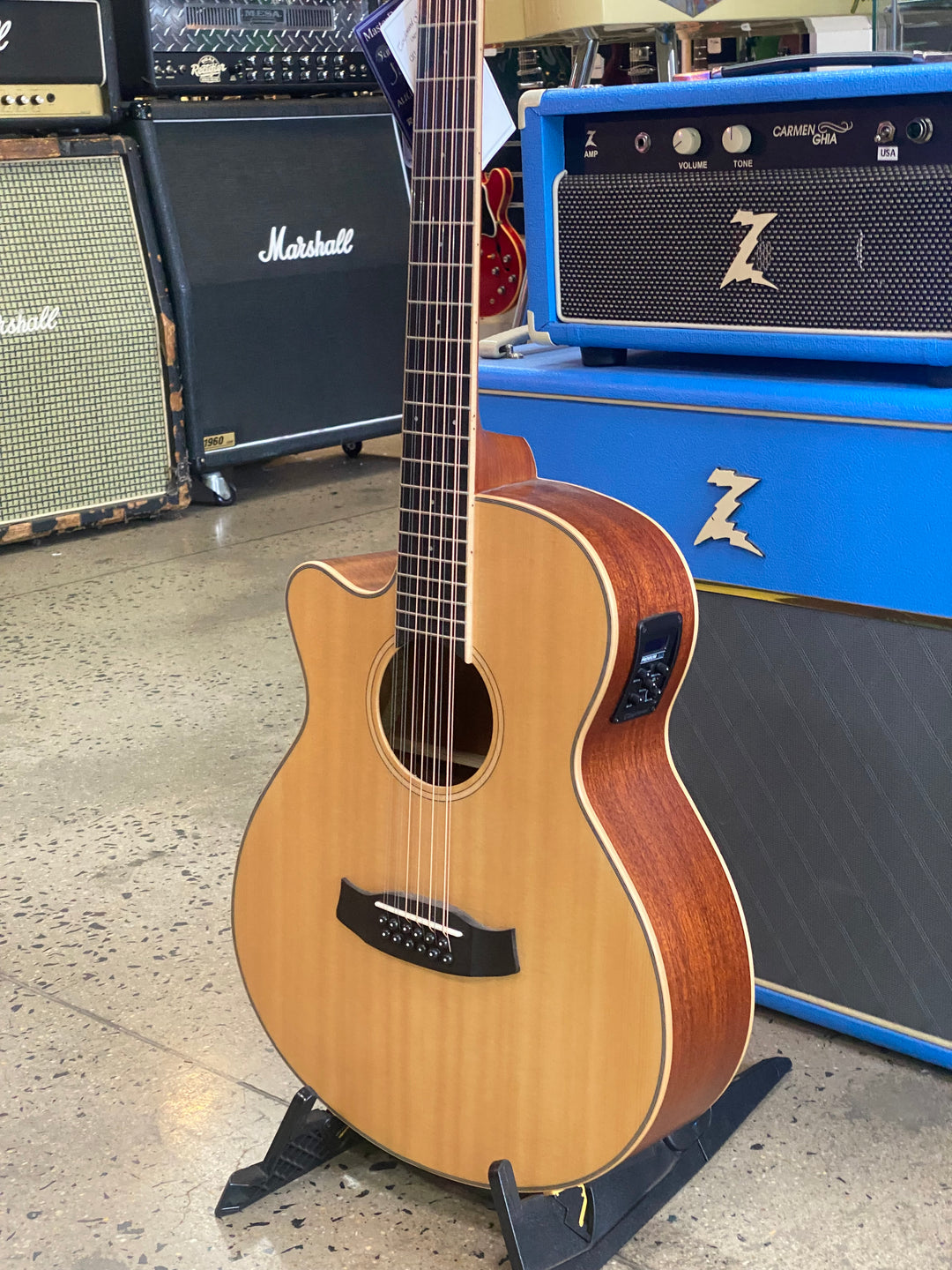 Tanglewood TW12CELH Winterleaf Super Folk C/E 12
